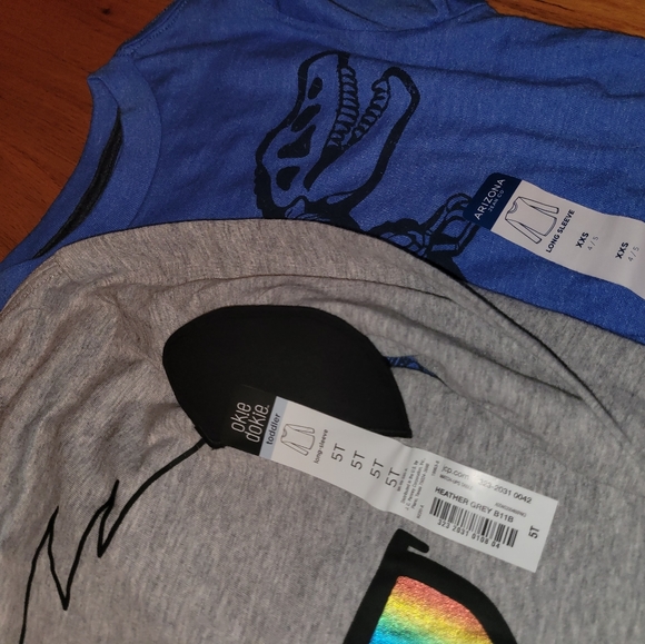 NWT Boys' Long Sleeve shirts Lot of 6 - Picture 2 of 3